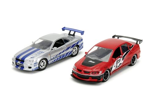 Jada Toys Fast & Furious Twin Pack 1:32 Wave 4/2 Spielzeugauto Modellauto Spielset von Jada Toys