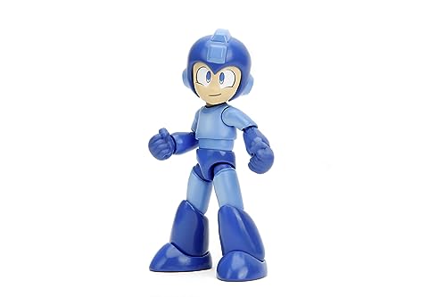 Jada Toys Figur MEGA Man (11,5 cm) - bewegliche Sammel- und Actionfigur aus der Videospiel-Serie Megaman, mit alternativem Kopf, Händen und Zubehör, für Fans & Sammler ab 13 Jahre von Jada Toys