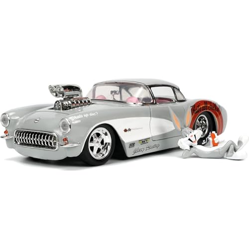 Jada Toys Looney Tunes 1967 Chevy Corvette 1:24, Mehrfarbig, 253255041 von Jada Toys