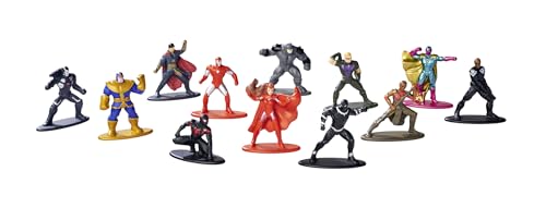 Jada Toys Marvel Figur (1x Mystery Figur im Blind Pack) - 1 Überraschungs-Sammelfigur aus 12 Marvel Figuren, Nano Metallfigur (4 cm) für Kinder & Fans ab 3 Jahre, Serie 2 von Jada Toys