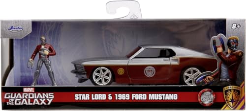 Jada Toys Marvel Fastback 1969 Ford Mustang 1:32, Rot von Jada Toys