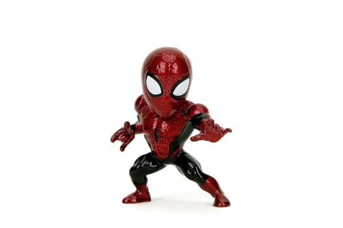 Jada Toys Marvel Spider-Man Figur (1 Stück) - 1 von 4 Sammelfiguren aus Metall (Spider-Man, Venom, Green Goblin oder Toxin) für Fans und Sammler ab 8 Jahre, Welle 3, Auswahl per Zufallslos, 6,5cm von Jada Toys