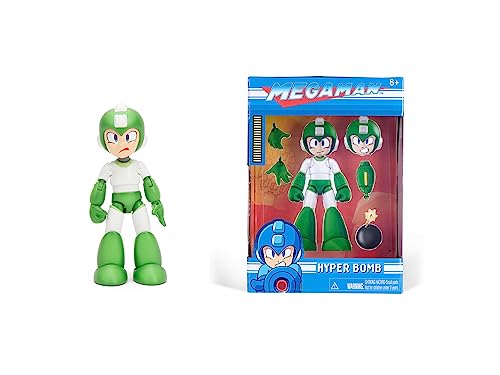 Jada Toys - Mega Man Hyper Bomb 4,5" Figure, grün von Jada Toys