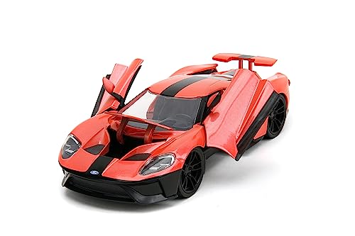 Jada Toys - Pink Slips Modellauto 1:24 Ford GT (2017) - großes Spielzeug-Auto (20,3 cm) aus Metall mit Gummireifen und Teilen zum Öffnen, Auto für Erwachsene und Kinder ab 8 Jahre von Jada Toys