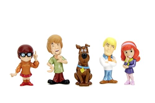 Jada Toys Scooby DOO Figur (1 Stück) - 1 von 5 Sammelfiguren aus Metall (Scooby-DOO, Shaggy, Fred, Daphne oder Velma) für Fans und Sammler ab 8 Jahre, Welle 1, Auswahl per Zufallslos, 6,5cm von Jada Toys