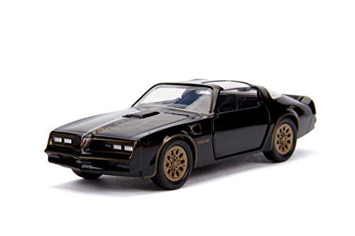 Jada Toys Smokey & Bandit 1977 Pontiac Firebird, Auto, Spielzeugauto aus Die-cast, Türen zum Öffnen, Maßstab 1:32, schwarz von Jada Toys