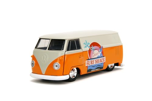 Jada Toys Stitch Auto VW Bus 1961 im Stitch's Surf Shack Design (13,5 cm) - Volkswagen Modellauto aus Metall mit Türen zum Öffnen, Disney Spielzeug für Fans und Kinder ab 8 Jahre Jada Toys Stitch Auto VW Bus 1961 im Stitch's Surf Shack Design (13,5 cm) - Volkswagen Modellauto aus Metall mit Türen zum Öffnen, Disney Spielzeug für Fans und Kinder ab 8 Jahre von Jada