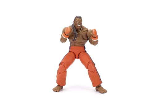 Jada Toys Street Fighter Figur DEE Jay (15 cm) - bewegliche Sammel- und Actionfigur aus Street Fighter 2: The Final Challengers, mit alternativem Kopf, Händen und Zubehör, ab 13 Jahre von Jada Toys