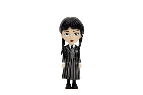 Jada Toys Wednesday Figur - 1 von 4 Sammelfiguren aus Metall (2 Wednesday Addams Varianten, Thing oder Enid) für Fans und Sammler ab 8 Jahren, zufällige Auswahl, 6,5 cm - 1 Stück - Sortiert von Jada Toys