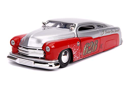 Jada kompatibel mit Mercury Bomber Bros Special 626 1951 Silber rot Modellauto 1:24 Toys von Jada Toys