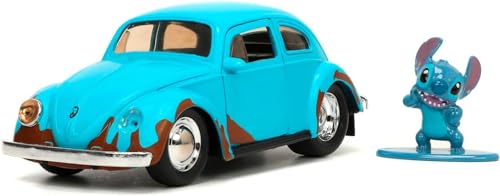 Jada Lilo and Stitch 1959 VW Beetle, Spielzeugauto, bekannt aus Film, 1:32 von Jada Toys