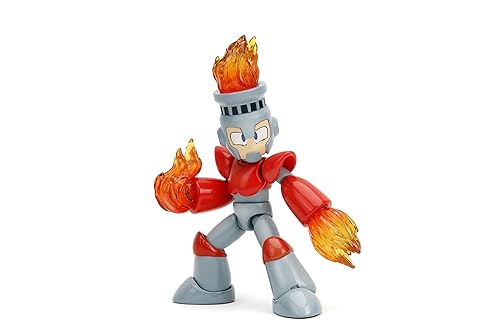 Mega Man 15,2 cm Fire Man Actionfigur, Spielzeug für Kinder und Erwachsene von Jada Toys