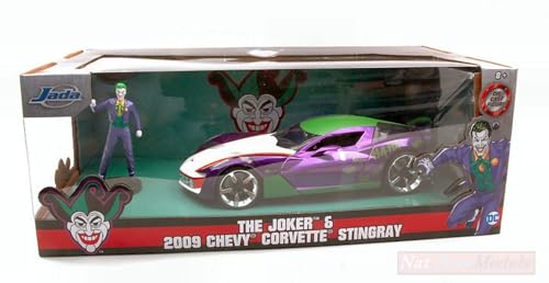 NEW JADA Toys JADA31199 Chevy Corvette Stingray 2009 W/Joker Figure 1:24 DIE CAST von Jada Toys