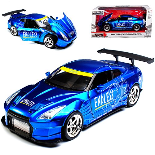 Nisan Skyline GT-R R35 Ben Sopra Coupe Blau Ab 2008 1/24 Jada Modell Auto Nisan Skyline GT-R R35 Ben Sopra Coupe Blau Ab 2008 1/24 Jada Modell Auto von Jada
