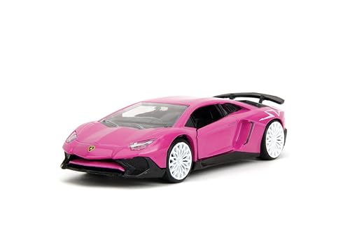 Pink Slips 1:32 Lamborghini Aventador Die-Cast Car, Spielzeug für Kinder und Erwachsene von Jada Toys