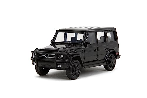 Pink Slips 1:32 W1 Mercedes Benz G-Klasse 4x4 Die-Cast Auto, Spielzeug für Kinder und Erwachsene (Schwarz) von Jada Toys