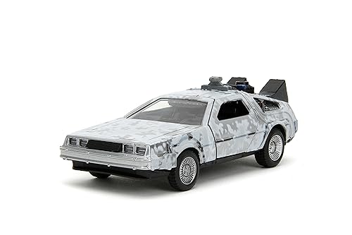 Zurück in die Zukunft 1:32 Time Machine Frost Druckguss Auto Spielzeug für Kinder und Erwachsene von Jada Toys