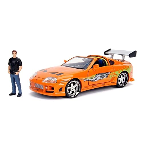 Jada JA30738 Fast and Furious 1:24 1994 Toyota Supra Mk IV mit Brian O'Conner Figur von Jada Toys