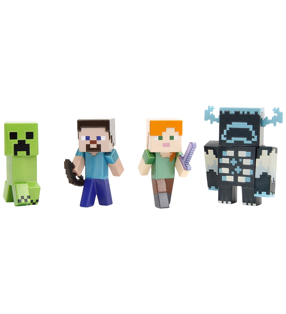 Jada Minecraft Spielfiguren - 6 cm - 4er-Pack - Jada - One Size - Spielzeugfiguren Jada Minecraft Spielfiguren - 6 cm - 4er-Pack - Jada - One Size - Spielzeugfiguren von Jada