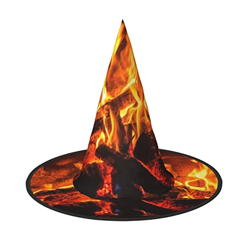 Jadery Spooktacular Burning Firewoods Halloween Hexenhut - Perfektes Accessoire für Ihr Hexenkostüm von Jadery