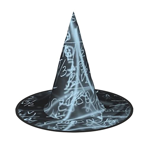 Jadery Spooktacular Mathe-Formel Halloween Hexenhut - Perfektes Accessoire für Ihr Hexenkostüm von Jadery