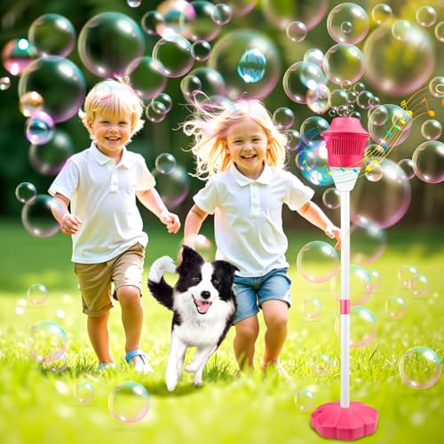 Automatische Seifenblasenmaschine, Elektronische Seifenblasenmaschine Mit Lichtern Und Abschaltbarem Sound, Seifenblasenmaschine Stehend Mit 3 HöHen Verstellbar, Bubble Machine FüR Garten, Hochzeit Automatische Seifenblasenmaschine, Elektronische Seifenblasenmaschine Mit Lichtern Und Abschaltbarem Sound, Seifenblasenmaschine Stehend Mit 3 HöHen Verstellbar, Bubble Machine FüR Garten, Hochzeit von Jadyon