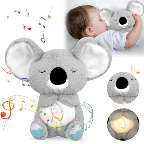 Schlummer Otter, Schlummer Otter mit Herzschlag, Schlummer Koala Kuscheltier, Schlummer Otter Kuscheltier, Schlummer Otter Kuscheltier mit Atembewegung und Musik, Babyparty und Neugeborenengeschenk von Jadyon