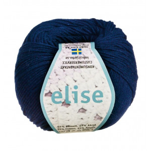 Järbo Elise Garn Unicolor 69220 Marineblau von Järbo