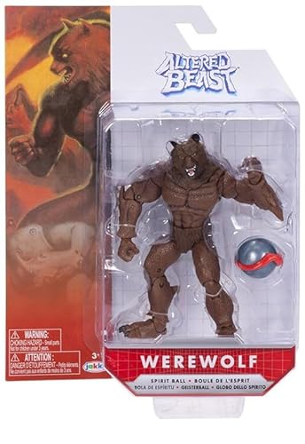 JAKKS Pacific Altered Beast Werwolf 11,4 cm große Gaming-Actionfigur inklusive Spirit Ball von Jakks Pacific