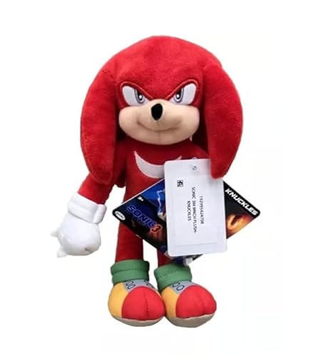 JAKKS Pacific Sonic The Hedgehog 3 Movie Knuckles 22,9 cm Plüsch, 2024 von Jakks Pacific