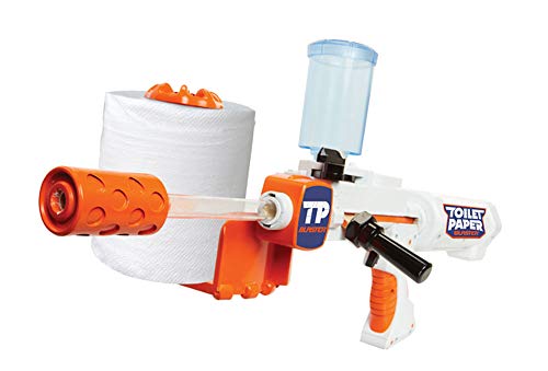 Jakks 61734-11L - Toilet Paper Blaster Skid Shot, verwandelt Klopapier in Papierkügelchen zum Schießen, Reichweite bis zu 9 m, spaßiges Outdoor Game für Groß und Klein, ab 8 Jahre von Jakks Pacific