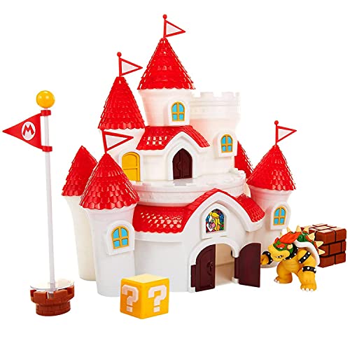 Nintendo Super Mario großes Spielset Luxus Pilzkönigreich Schloss inkl. 1 Bowser Figur 6cm von Nintendo