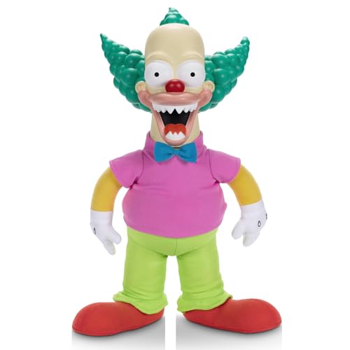 Jakks Pacific The Simpsons Talking Krusty Doll Plüsch, 46 cm Good and Evil Krusty Pull String Puppe, aus The Classic Treehouse of Horror III Episode von Jakks Pacific