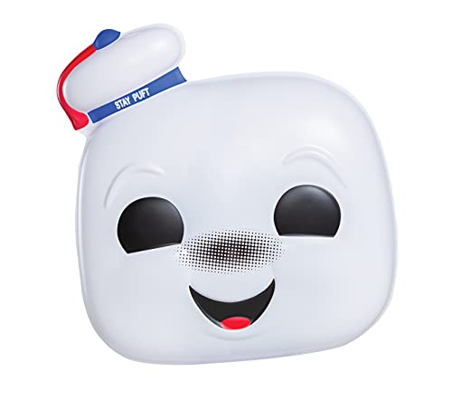 Jakks Puft Marshmellow Man Maske Funko Pop Style Ghostbusters Charakter Kostüm Zubehör alle Altersgruppen Gesichtsbedeckung Halbmasken, 123969-AMZN, Regular fit, Oversize look von Jakks Pacific