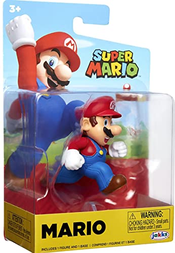 Super Mario Figur Mario - Spiel und Sammelfigur aus der World of Ninendo Figur ca 7 cm Super Mario Figur Mario - Spiel und Sammelfigur aus der World of Ninendo Figur ca 7 cm von Jakks Pacific