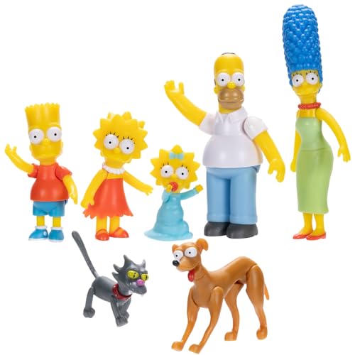 The Simpsons 175394 Die Simpsons 6 cm Actionfiguren im Multipack Figuren Pack, Bunt, 6cm von Disney