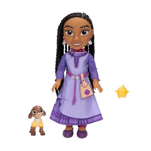 Wish - Asha Funktionspuppe 38cm mit Valentino und Stern von Jakks Pacific