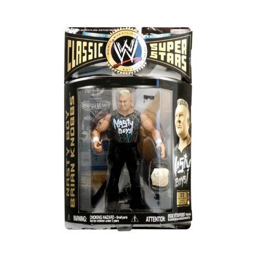 BRIAN KNOBBS Nasty Boys MIB WWF Figur WWE Wrestling Classic Superstars Series 12 Action Figure von Jakks