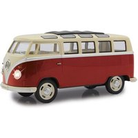 JAMARA 405145 VW T1 Bus 1:24 Diecast rot LED Sound Rückzugmotor von Jamara