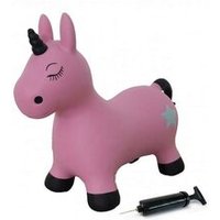 JAMARA 460453 Hüpftier Einhorn pink mit Pumpe von Jamara