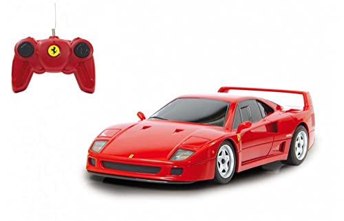 Ferrari F40 2,4GHz 1:24 - offiziell lizenziert, ca zu 1 Stunde Fahrzeit bei ca. 9 Km/h, perfekt nachgebildete Details, hochwertige Verarbeitung von JAMARA