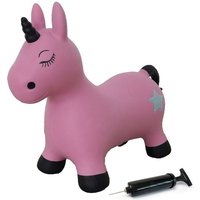 Jamara - Hüpftier Einhorn pink mit Pumpe von Jamara