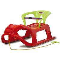 Snow Play Schlitten Snow-Star 90cm rot mit Lehne Snow Play Schlitten Snow-Star 90cm rot mit Lehne von JAMARA e.K.