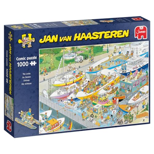 Jumbo Spiele Jan van Haasteren Die Schleuse - Puzzle 1000 Teile, 680 x x 490 von Jumbo