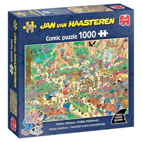 Jan van Haasteren, Traumhaft schöne Schmetterlinge, 1000 Teile Puzzle, Puzzle für Erwachsene, Ab 12 Jahren Jan van Haasteren, Traumhaft schöne Schmetterlinge, 1000 Teile Puzzle, Puzzle für Erwachsene, Ab 12 Jahren von Jan van Haasteren