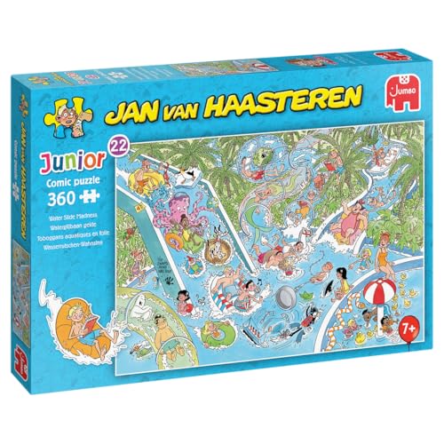 Jan van Haasteren Junior 22, Wasserrutschen-Wahnsinn, 360 Teile Puzzle für Kinder, ab 7 Jahren Jan van Haasteren Junior 22, Wasserrutschen-Wahnsinn, 360 Teile Puzzle für Kinder, ab 7 Jahren von Jan van Haasteren