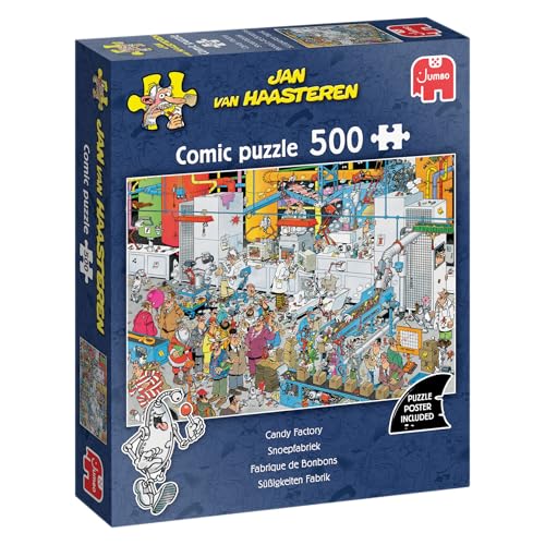 Jan van Haasteren - Süßigkeiten Fabrik 500 Teile Puzzle - Puzzle für Erwachsene Jan van Haasteren - Süßigkeiten Fabrik 500 Teile Puzzle - Puzzle für Erwachsene von Jan van Haasteren