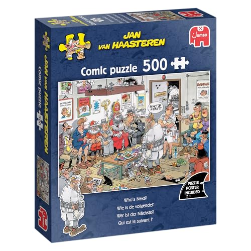 Jan van Haasteren - Wer ist der Nächste - 500 Teile Puzzle - Puzzle für Erwachsene Jan van Haasteren - Wer ist der Nächste - 500 Teile Puzzle - Puzzle für Erwachsene von Jan van Haasteren