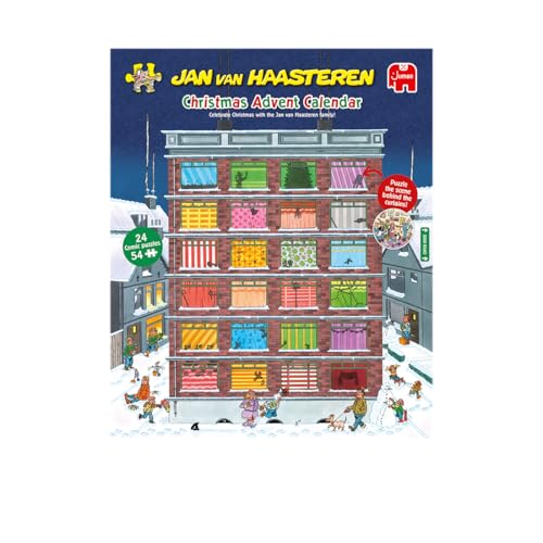 Jan Van Haasteren Weihnachts-Adventskalender - 24 Tage voller Rätsel, Lustiges 54-Teile-Puzzle für Erwachsene und Comic - recycelt Jan Van Haasteren Weihnachts-Adventskalender - 24 Tage voller Rätsel, Lustiges 54-Teile-Puzzle für Erwachsene und Comic - recycelt von Jan van Haasteren