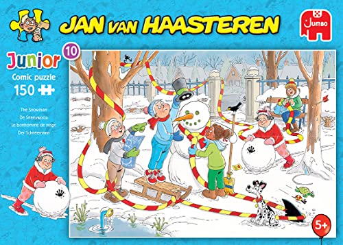 Jumbo Spiele Jan van Haasteren Junior Schneemann 150 Teile - Puzzle für Kinder ab 5 Jahren von Jan van Haasteren